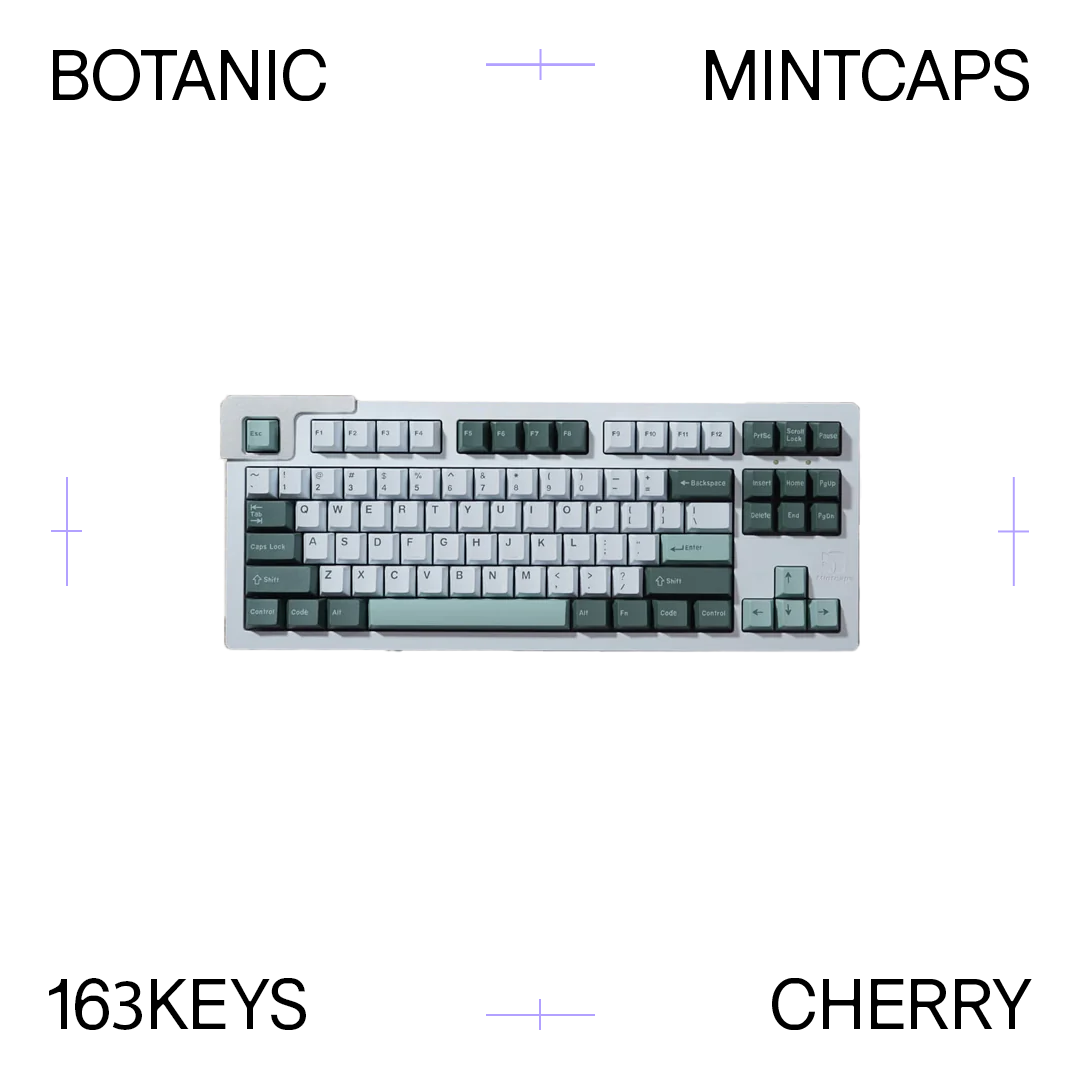 Mintcaps Botanic Keycap Set