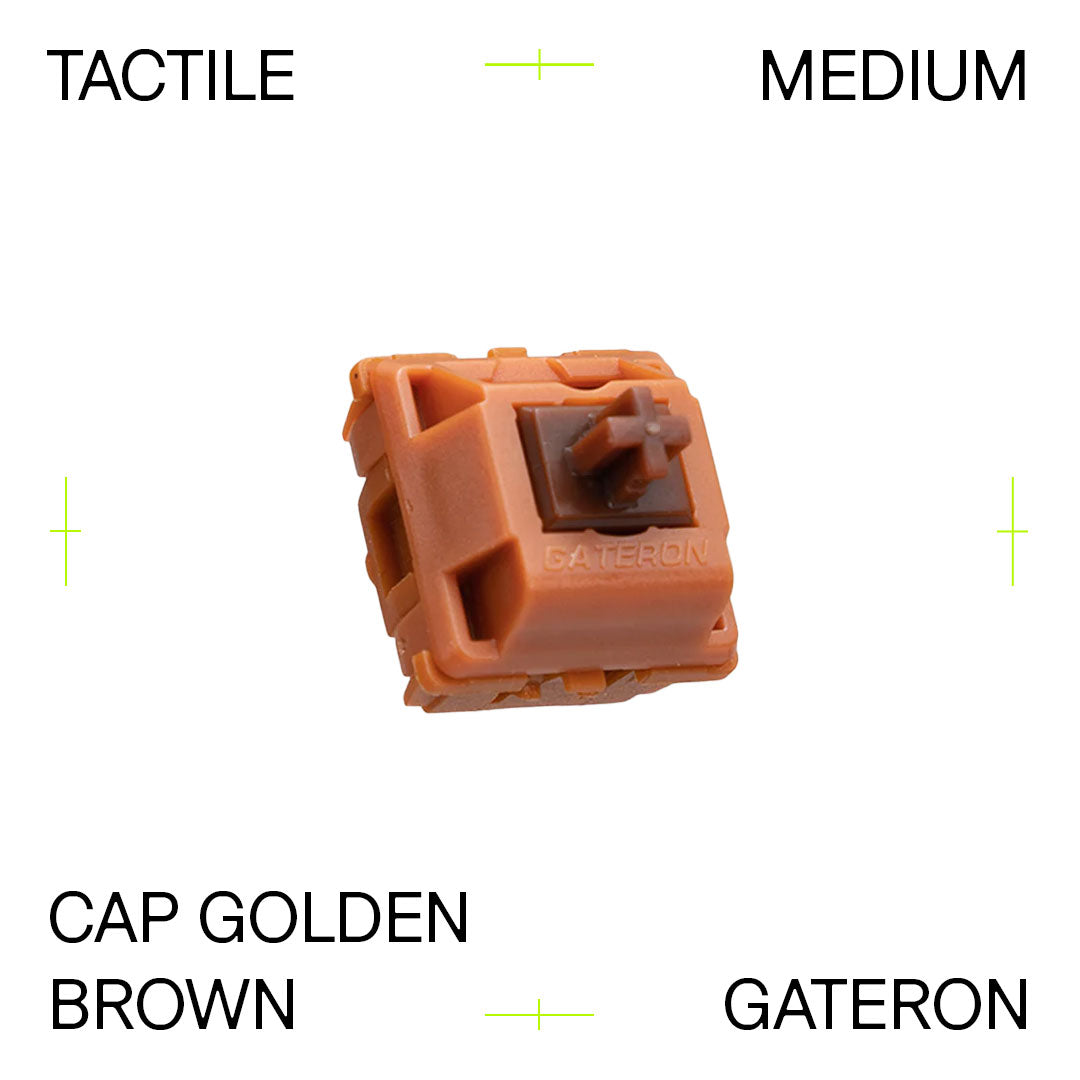 Gateron CAP Golden Brown