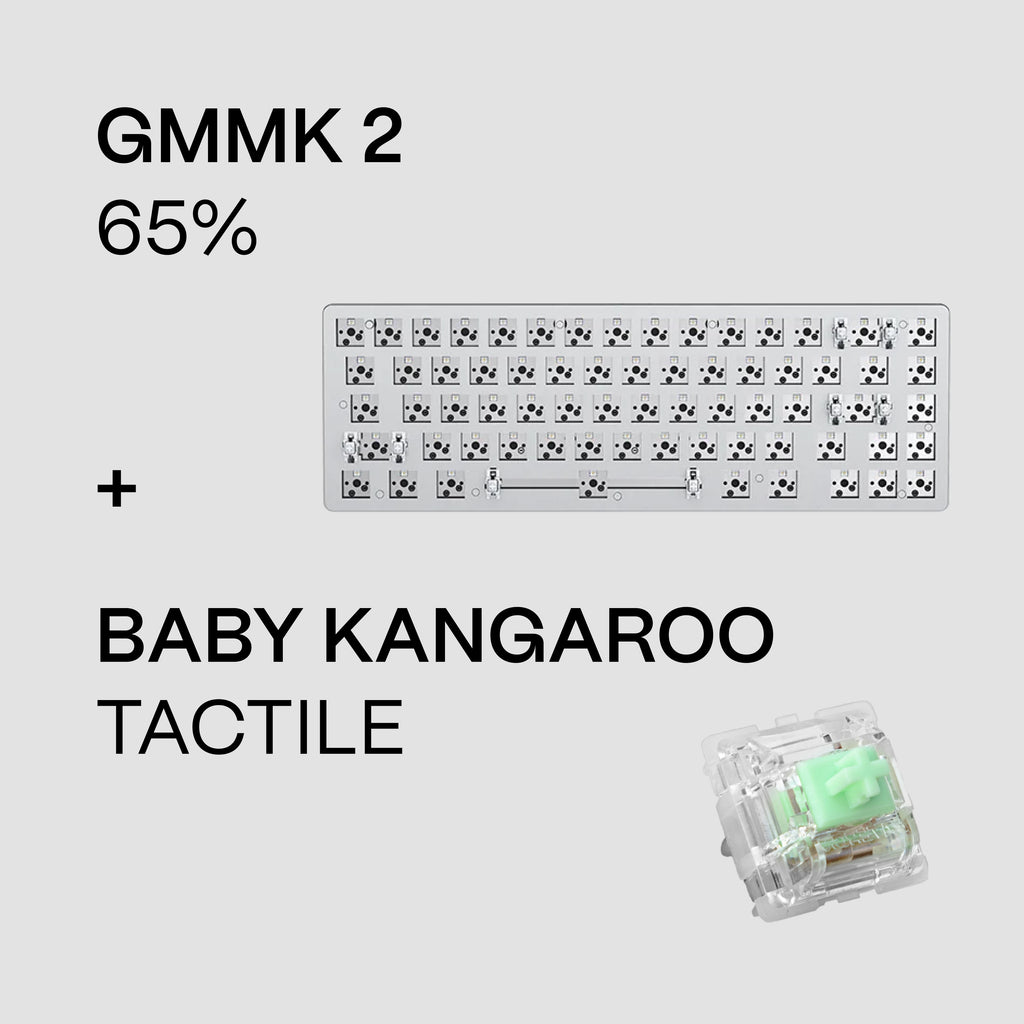White GMMK 2 65% - Tactile