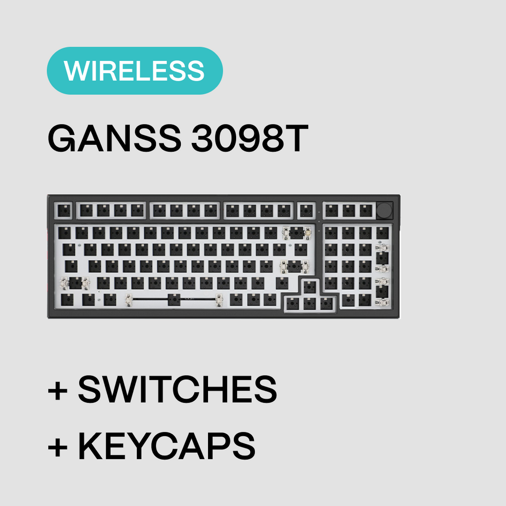 GANSS 3098T Custom Mechanical Keyboard Bundle