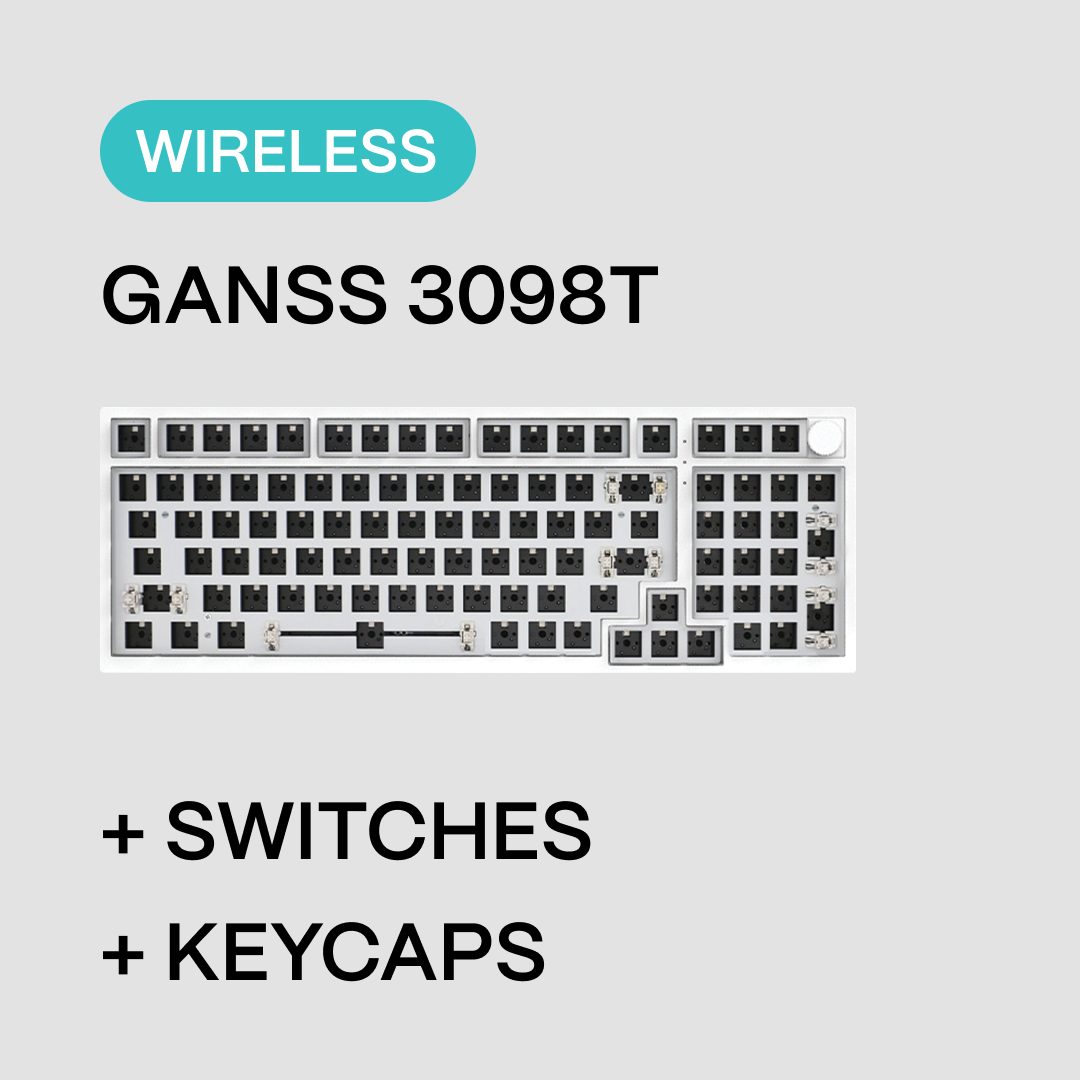 GANSS 3098T Custom Mechanical Keyboard Bundle