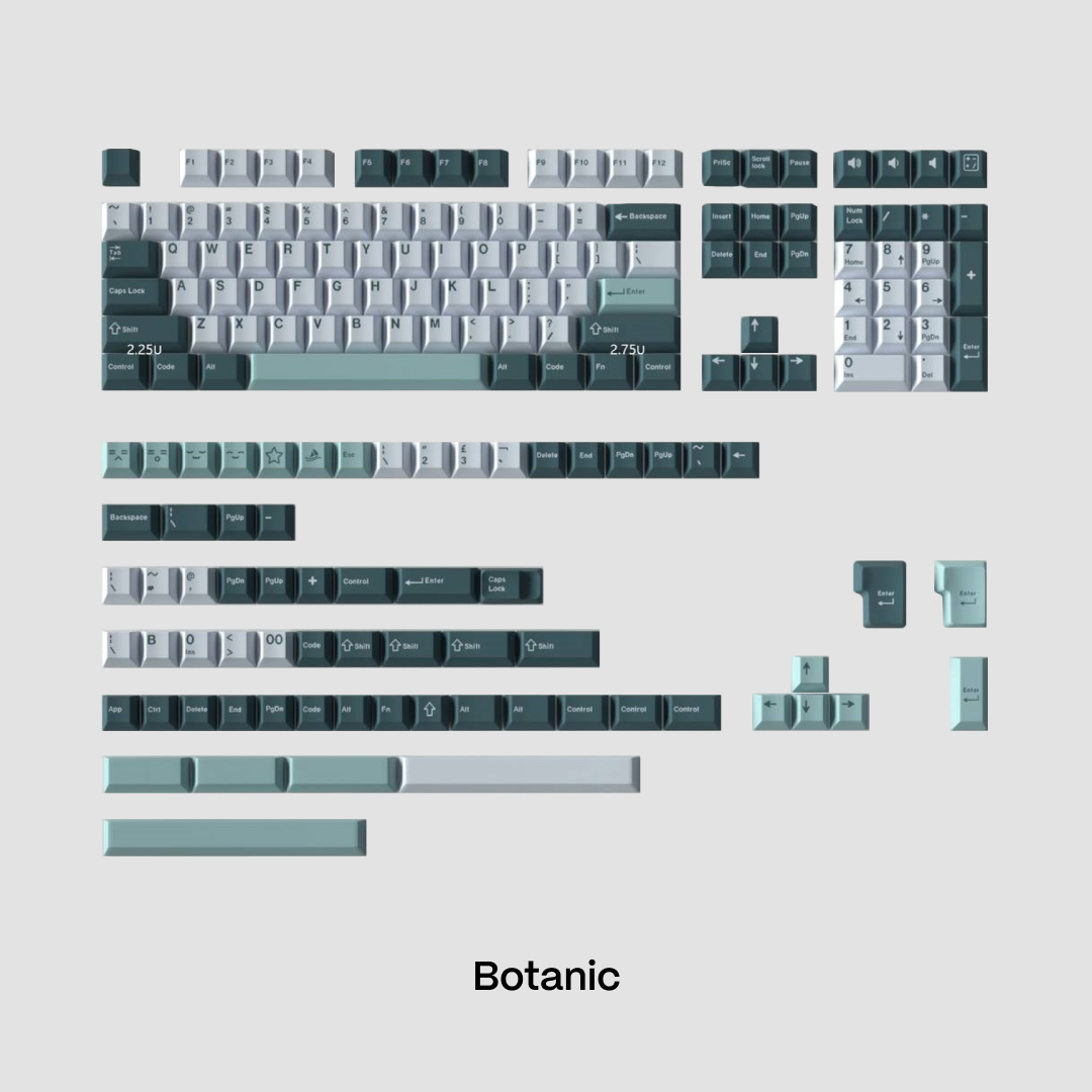Mintcaps Botanic Keycap Set | Mash.sg