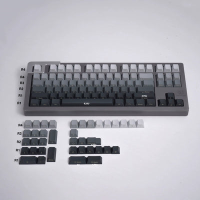 Gradient Grey Keycap Set