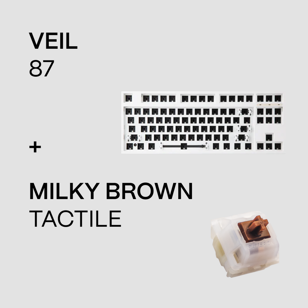 Veil87 White - Tactile