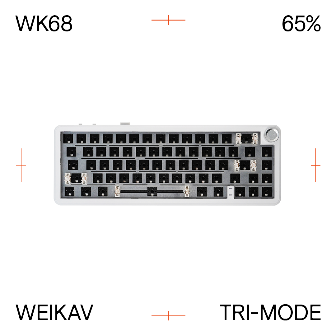 WK68 Custom Mechanical Keyboard Bundle
