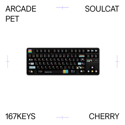 Soulcat - Arcade Pet Keycap Set