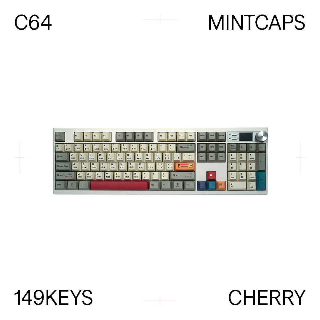 Mintcaps C64 Keycap Set – Mash.sg