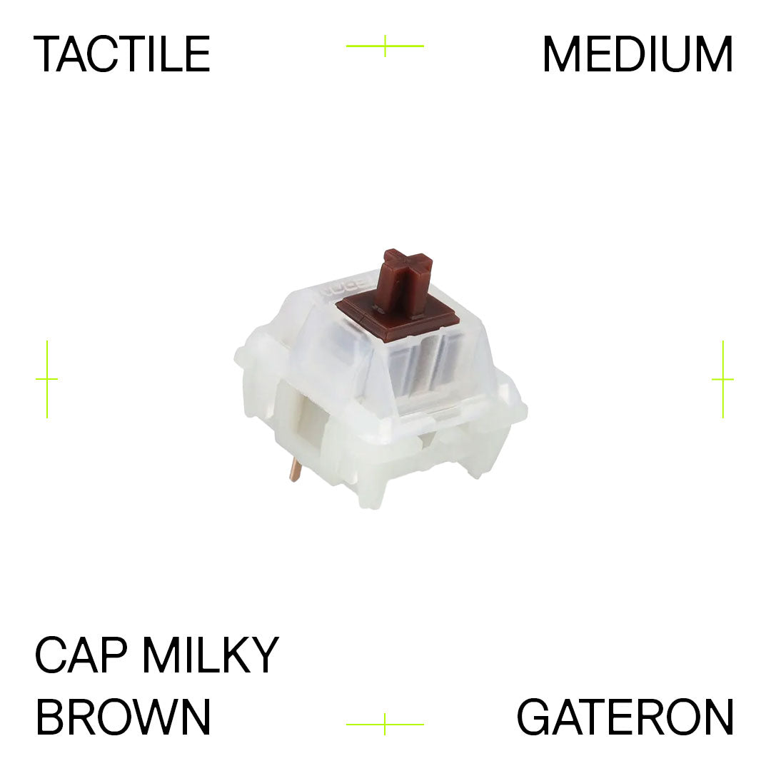 Gateron CAP Milky Brown