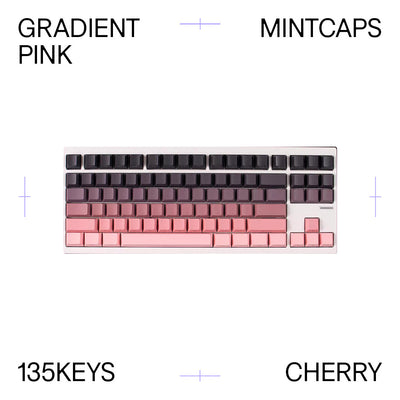 Gradient Pink Keycap Set