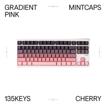 Gradient Pink Keycap Set