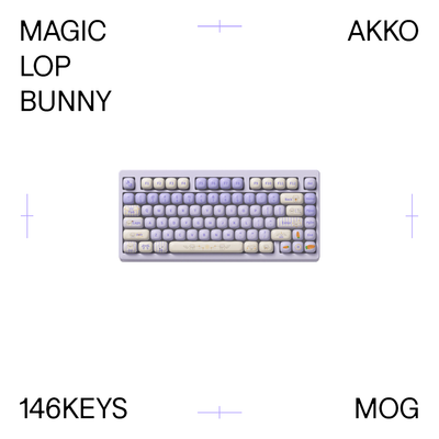 Magic Lop Bunny Keycap Set