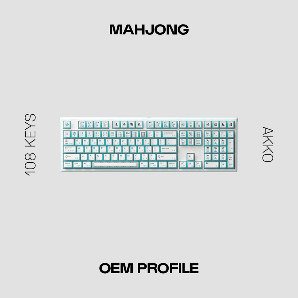 Mahjong Keycap Set