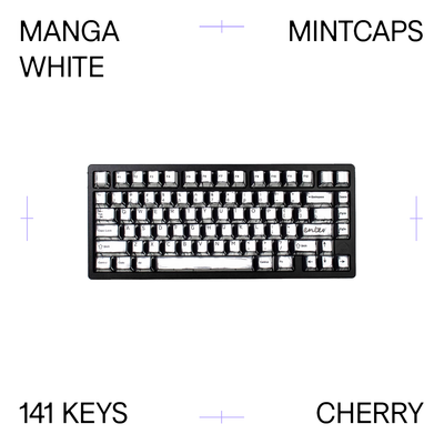 Manga - White Keycap Set