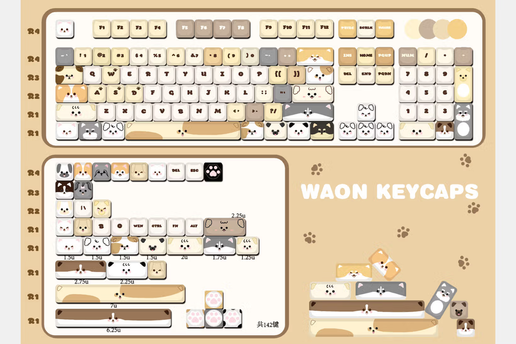 Soulcat WAON Keycap Set