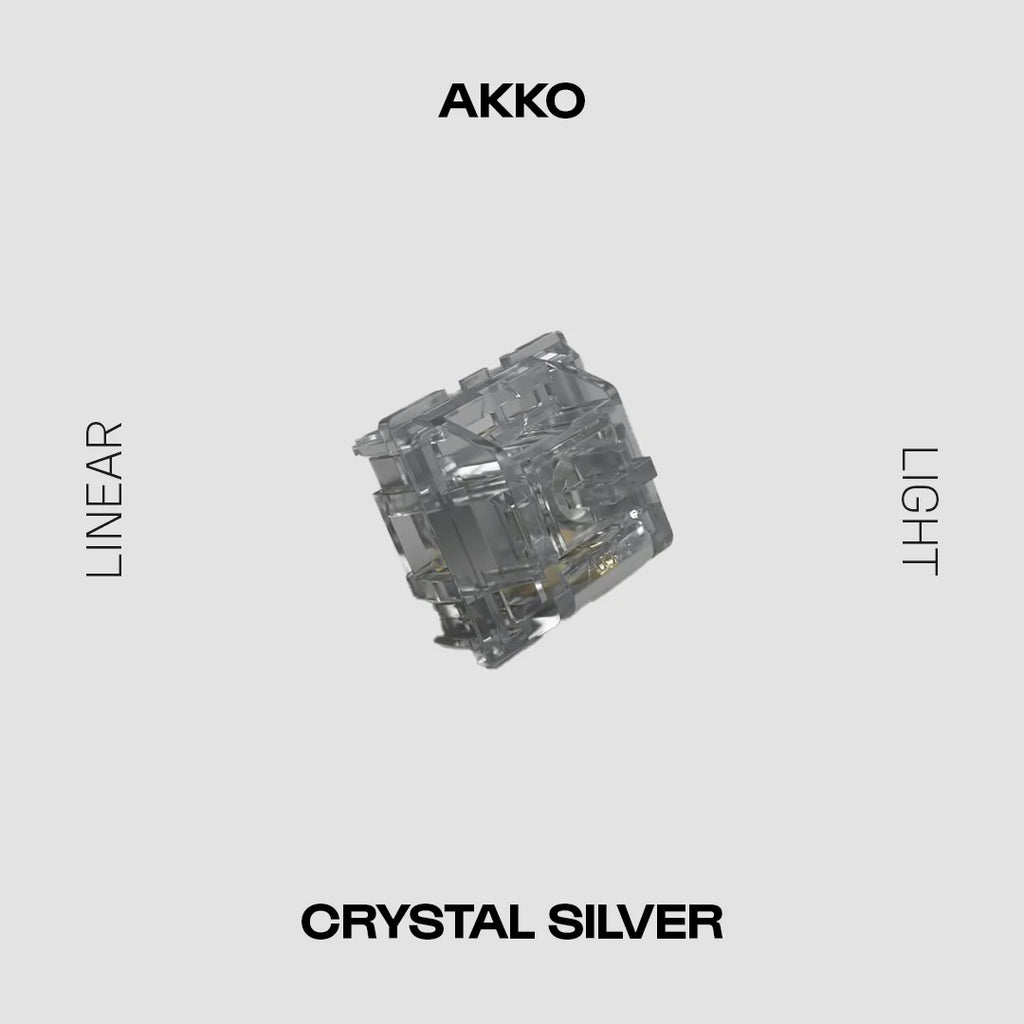 Akko Crystal Silver Switch