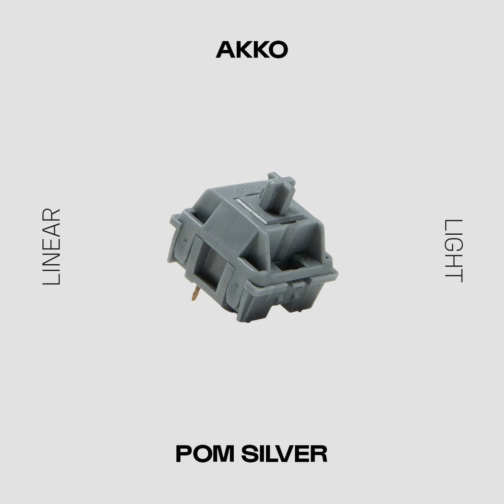 Akko POM Silver Switch