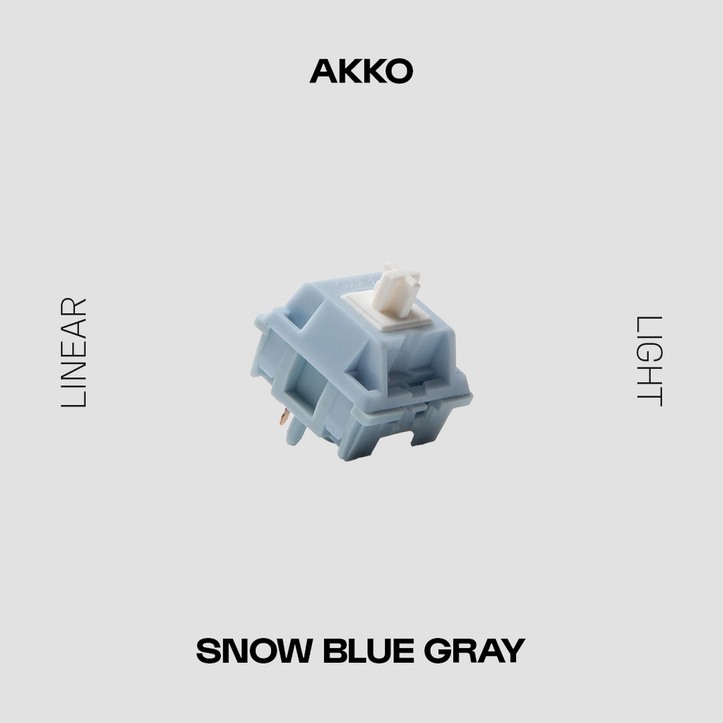 Akko Snow Blue Grey Switch