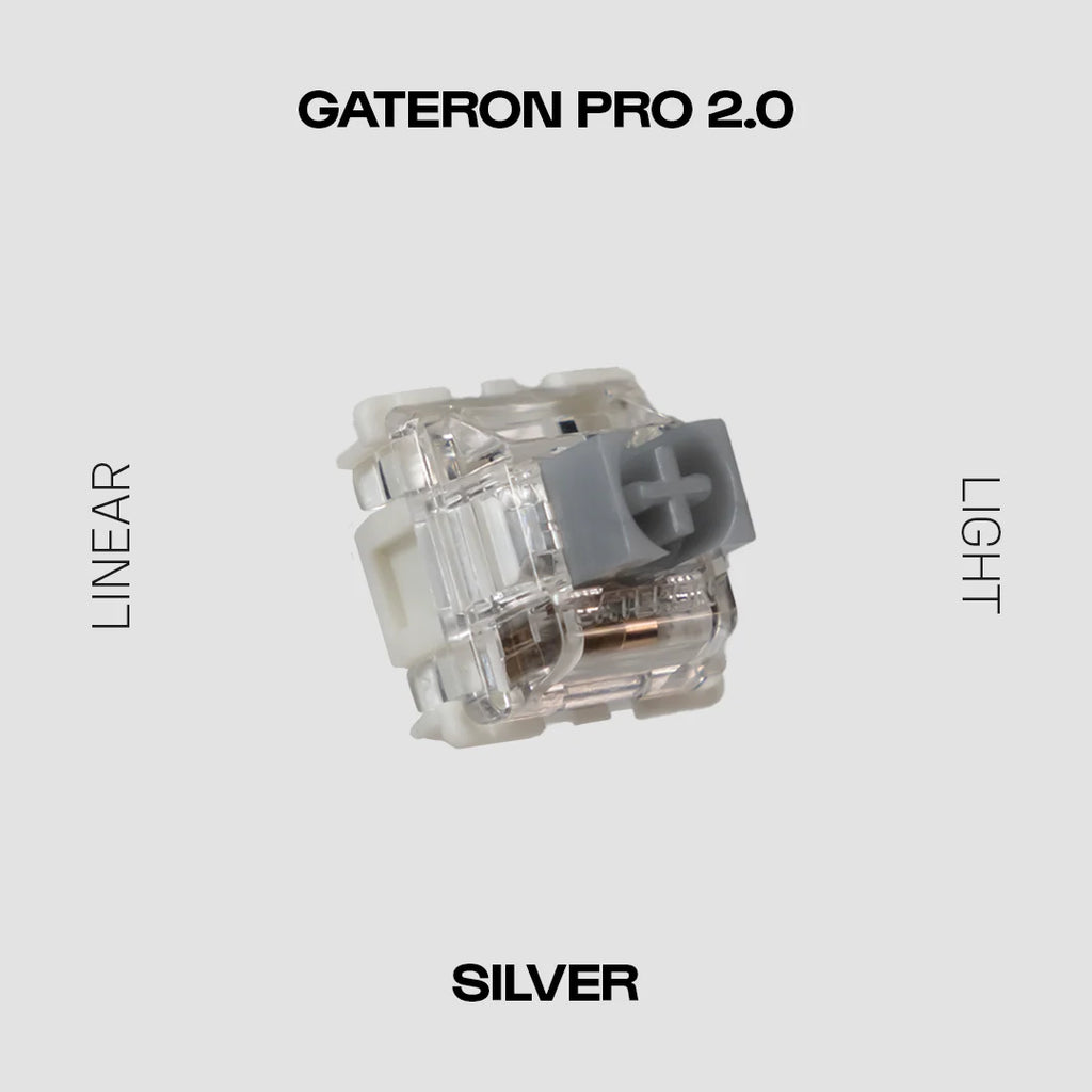 Gateron Pro 2.0 Silver Switch