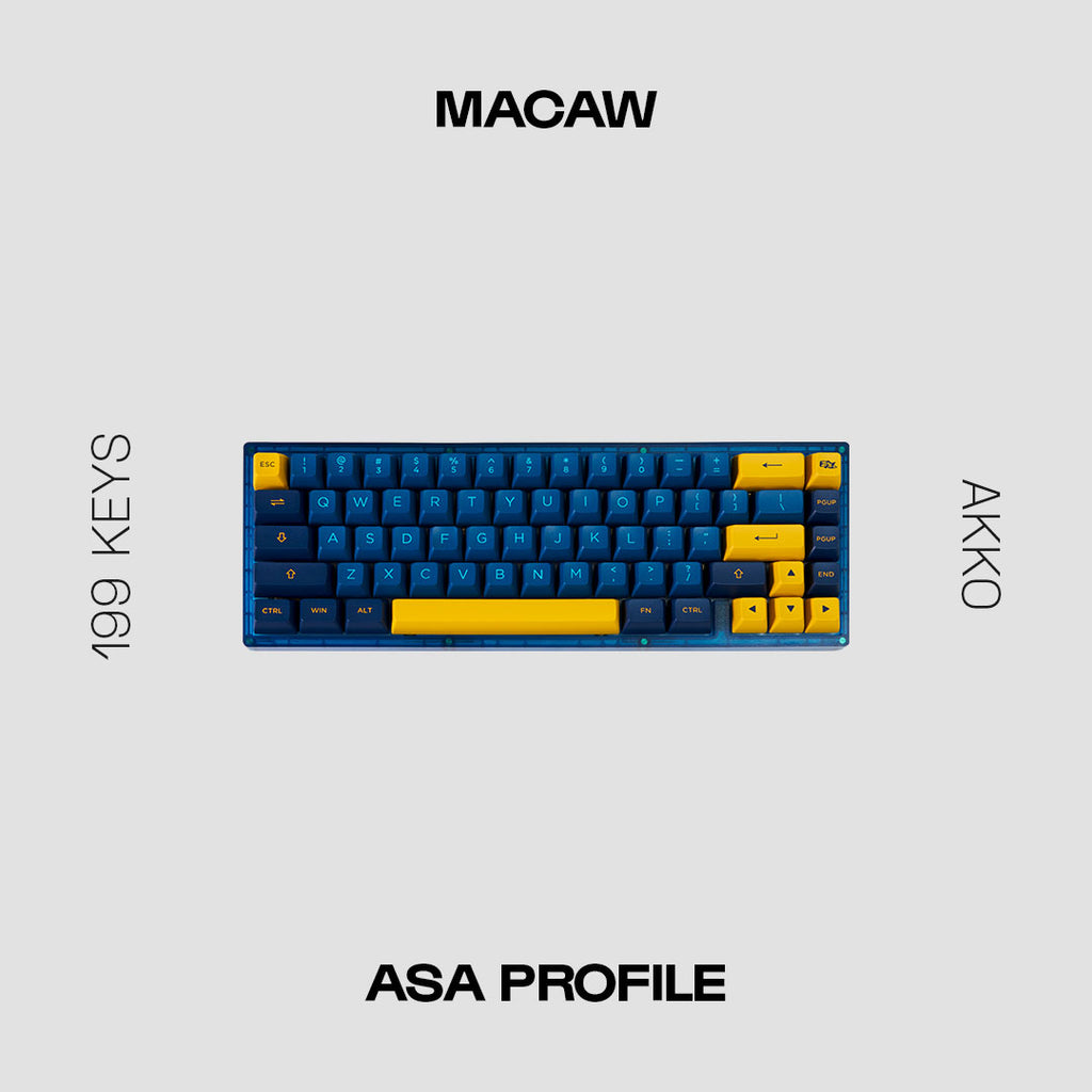 Akko Macaw Keycap Set